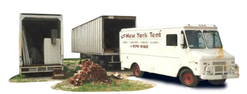 Original NY Tent Delivery Truck