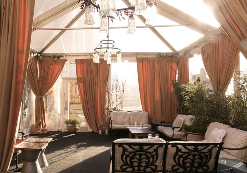 Tent Drapes & Wraps - Fabric Structures & Event Flooring - NY Tent